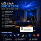 🌙✨ ¡OFERTA 50% OFF! Proyector USB de Galaxia y Luna – Luz Nocturna HD Mágica para Tu Habitación