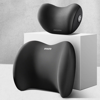 ⏰🔥 ¡50% DE DESCUENTO POR TIEMPO LIMITADO! 🚗 Almohada para Cuello y Cintura de Auto – Comodidad Total en Cada Viaje ✨