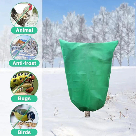 🌿Plant Thickened Drawstring Bag Freeze Protection Covers（50% OFF）