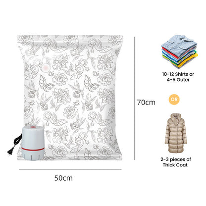 ⏰🔥 ¡50% DE DESCUENTO POR TIEMPO LIMITADO! 🧳 Bolsas de Almacenamiento al Vacío Extra Gruesas – Protege tu Ropa y Ahorra Espacio en Casa ✨🏠