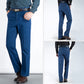 👖✨ Jeans de Cintura Alta Rectos para Hombre – Estilo Clásico y Confort para Todos los Días 💼💥