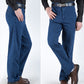 👖✨ Jeans de Cintura Alta Rectos para Hombre – Estilo Clásico y Confort para Todos los Días 💼💥