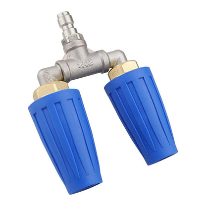 🚿 Boquilla Turbo de Acero Inoxidable – Limpieza Potente para Terrazas, Autos y Fachadas 🏡🚗✨