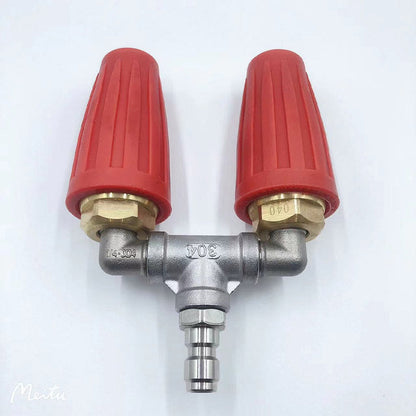 🚿 Boquilla Turbo de Acero Inoxidable – Limpieza Potente para Terrazas, Autos y Fachadas 🏡🚗✨