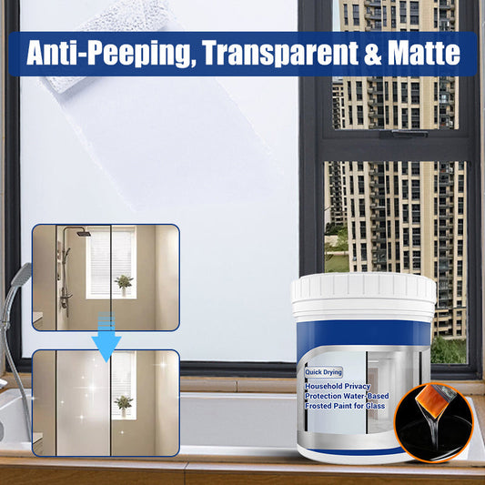🔒 Pintura Esmerilada al Agua para Cristales – Protección de la Intimidad y Estilo en tu Hogar 🏠✨