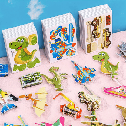 🔥 50% DE DESCUENTO 🔥 Rompecabezas 3D de Dibujos Animados para Niños (25 Piezas) – Diversión y Aprendizaje en Cada Pieza 🧩✨