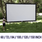 🎬✨ ¡OFERTA 50% OFF! Pantalla de Proyección Portátil – Cine en Casa