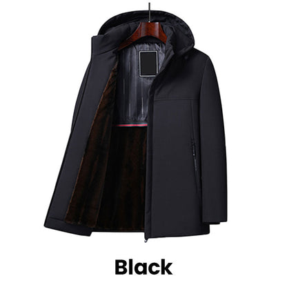 🎁【Warm Gift】 Men’s Thermal Thick Hooded Parka Coat