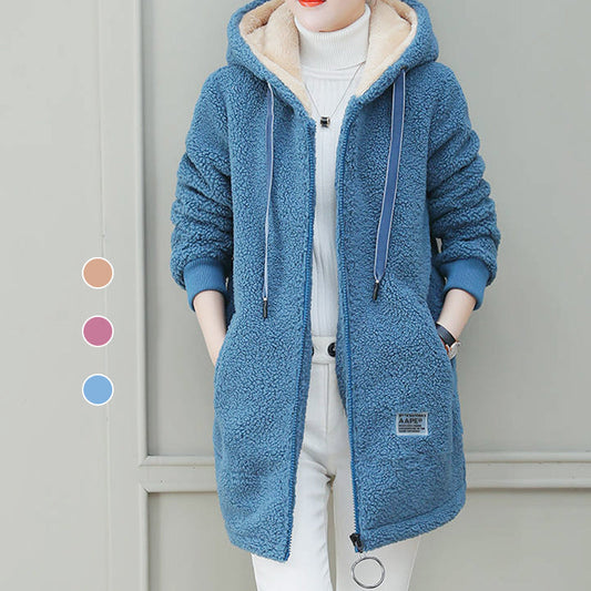 【Winter Gift】 Women's Winter Warm Thick Faux Lamb Wool Coat