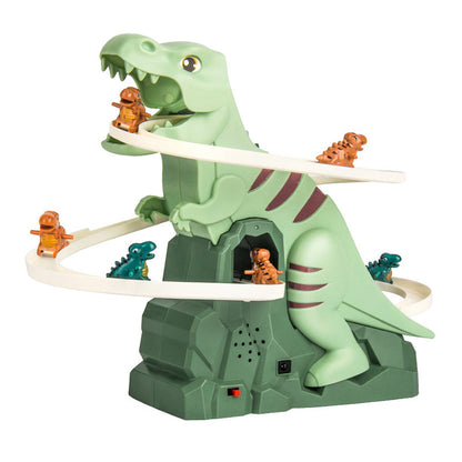 🧩Electric Dinosaur Chase Race Track Playset