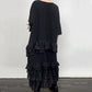 ✨💃 Vestido Fluido Oversize con Volantes y Capas – Elegante, Cómodo y Perfecto para Cualquier Ocasión