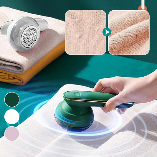 🔥 ¡50% DE DESCUENTO! 🔥  Máquina Recargable para Eliminar Bolas de Pelo – Elimina Pelusas y Bobas de Ropa y Telas con Facilidad ✨👚🧥