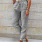 👖 Pantalones de Pierna Ancha de Lino y Algodón para Mujer – Cintura Elástica, Comodidad y Estilo Casual ✨💖