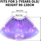 👑✨ ¡OFERTA 50% OFF! Falda Tutú LED de Princesa Hada para Niñas – Brillo Mágico, Diseño Encantador y Diversión en Fiestas 🎀🌟