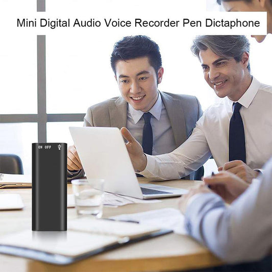 ✍️✨ Bolígrafo Grabador de Voz Digital Mini – Dictáfono Portátil con Sonido Nítido para Reuniones, Clases y Notas Rápidas 🎤📒