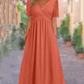 👗✨ Vestido V Holgado Manga Corta – Corte Suelto, Cuello Favorecedor y Elegancia Atemporal 🌿💫