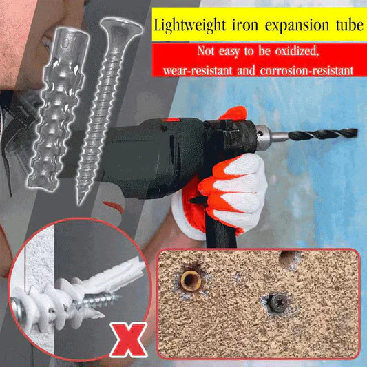 🔩✨ ¡OFERTA 50% OFF! Tornillo de Expansión de Hierro Serrado Mejorado – Fijación Fuerte, Estable y Duradera para Reparaciones del Hogar 🛠️