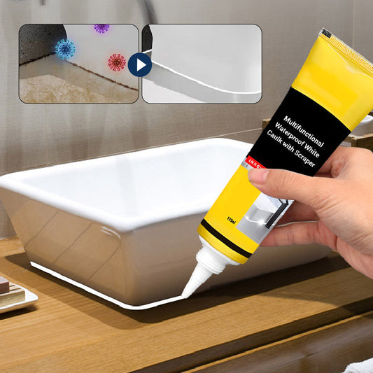 🔥 50% DE DESCUENTO 🔥 Masilla Blanca Impermeable Multifuncional con Rascador – Repara, Sella y Protege Todo en Minutos 💪✨