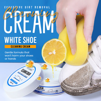 👞 Crema Limpiabotas Blanca – Limpieza y Brillo Profesional para tu Calzado ✨🧼