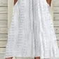 ⏰Rebajas de último día 50% de descuento💃Vestido elegante sólido cuello pico calado de mujer