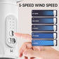 🌬️ ¡OFERTA ESPECIAL 50% DE DESCUENTO POR TIEMPO LIMITADO! 🔄 Ventilador Oscilante Ajustable con Control Remoto – 5 Velocidades, 90° Oscilación, <36dB, USB ✨