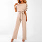 👖✨ Mono de Pierna Ancha y Cintura Alta para Mujer – Elegancia, Comodidad y Estilo Sofisticado para Todo el Día 💃🌸