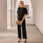 👖✨ Mono de Pierna Ancha y Cintura Alta para Mujer – Elegancia, Comodidad y Estilo Sofisticado para Todo el Día 💃🌸