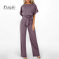 👖✨ Mono de Pierna Ancha y Cintura Alta para Mujer – Elegancia, Comodidad y Estilo Sofisticado para Todo el Día 💃🌸