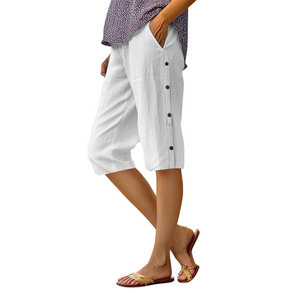 ⏰🔥 ¡50% DE DESCUENTO POR TIEMPO LIMITADO! 🌿👖 Pantalones Capri de Mujer – Suaves, Transpirables y Cómodos para Todo el Día 🌸💖