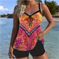 🌞👙 Conjunto de Bañador y Pantalón Corto Estampado – Estilo Fresco y Divertido para Disfrutar del Sol con Comodidad 🏖️🌸