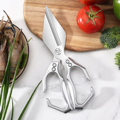 🔥 ¡50% DE DESCUENTO! 🔥 ✂️ Tijeras de Cocina Multifuncionales de Uso Intensivo – Corte Potente, Todo-en-Uno, Resistentes y Prácticas para el Día a Día 🍗🥬🛠️