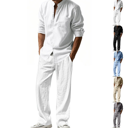 ⏰🔥 ¡50% DE DESCUENTO POR TIEMPO LIMITADO! 👕👖 Set Casual y Transpirable para Hombre – Comodidad y Estilo Todo el Día ✨🌿