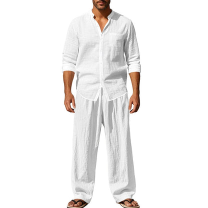 ⏰🔥 ¡50% DE DESCUENTO POR TIEMPO LIMITADO! 👕👖 Set Casual y Transpirable para Hombre – Comodidad y Estilo Todo el Día ✨🌿