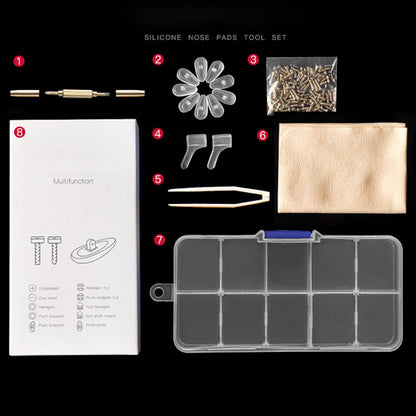 Kit de reparación de almohadillas nasales para gafas