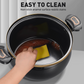Olla para Sopa Esmaltada de Micropresión de Gran Capacidad