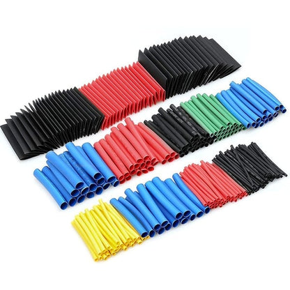 📢 ¡50% DE DESCUENTO AHORA! 🔥 Kit de tubos termorretráctiles: 580 piezas con estuche, relación 3:1, sellado impermeable y reparación rápida de aislamiento 🛠️🔧