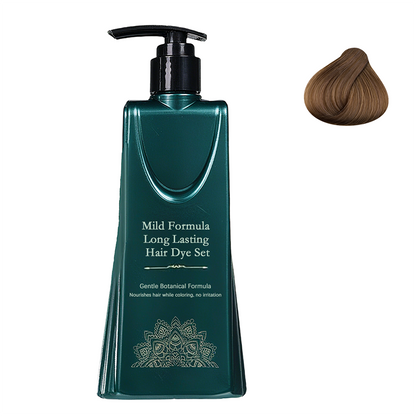 💇‍♀️ Set de Tintes para el Cabello de Larga Duración – Cobertura Completa de Canas sin Dañar el Cuero Cabelludo ✨🌈