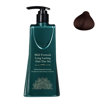 💇‍♀️ Set de Tintes para el Cabello de Larga Duración – Cobertura Completa de Canas sin Dañar el Cuero Cabelludo ✨🌈