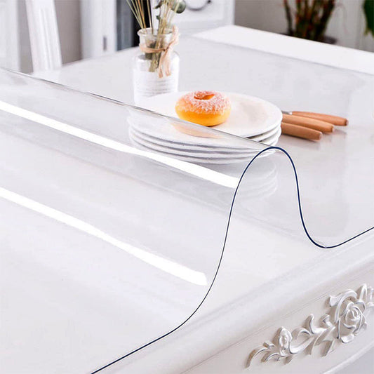 🏠¡OFERTA ESPECIAL: 50 % DE DESCUENTO! Mantel individual de PVC grueso: resistente a los arañazos, resistente al calor y totalmente transparente ✨