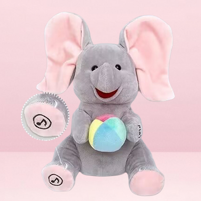 🐘 Lindo Elefante de Peluche que Juega a las Escondidas – Divertido y Tierno Compañero para Todos los Niños ✨🎉