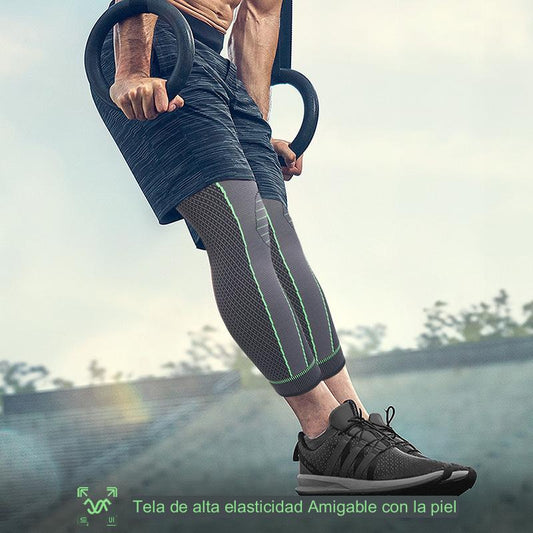 💪Rodillera unisex ——Diseño de compresión larga: ofrece soporte y protección para todo tipo de deportes. 🏋️‍♂️🏃‍♀️✨