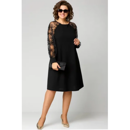 👗✨ Vestido negro sexy de encaje para mujer 💖 Elegancia y encanto 🌹 Perfecto para fiestas y ocasiones especiales ✨