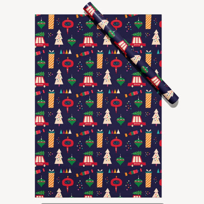 🎄✨ Papel de Regalo Navideño 70×50 cm — Diseño Festivo y de Alta Calidad 🎁