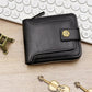 📢🔥 ¡50% DE DESCUENTO! 🎅 Cartera Vintage para Hombre con Cierre — Cuero Genuino & Protección RFID 💼✨ | ¡Estilo, Seguridad y Ahorro! 💰🛍️
