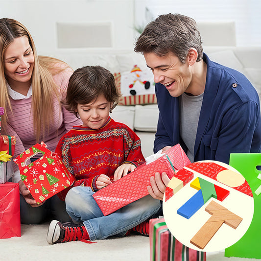 🧩🔥 ¡Oferta! Rompecabezas Educativo de Madera en Forma de T – Juego Didáctico para Inteligencia y Creatividad