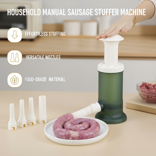 🇲🇽🔥 ¡50% DE DESCUENTO! Máquina Embutidora de Salchichas Manual — Fácil, Segura y Ideal para Casa 🌭✨ | ¡Súper Vendida! 💥 Compra Más & Ahorra Más 🛒