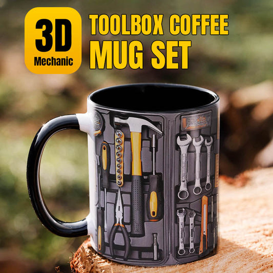 🔧🔥¡50% DE DESCUENTO! Taza Caja de Herramientas para Mecánicos☕🛠️ | ¡Súper Vendida!