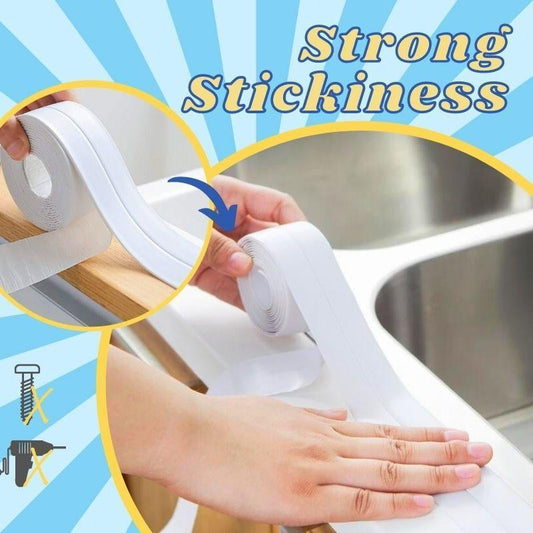 🚿✨ ¡OFERTA 50% OFF! Cinta de Calafateo Impermeable – Sellado Perfecto Sin Esfuerzo