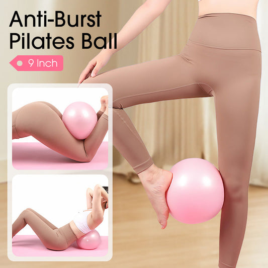 🔥 ¡50% DE DESCUENTO! 🏋️‍♀️✨ Pelota de Pilates Antiexplosión de 9” con Bomba Incluida Compacta, resistente y perfecta para entrenar en casa o llevar a cualquier lugar 💪👜 Ideal para tonificar, fortalecer y mejorar tu equilibrio.