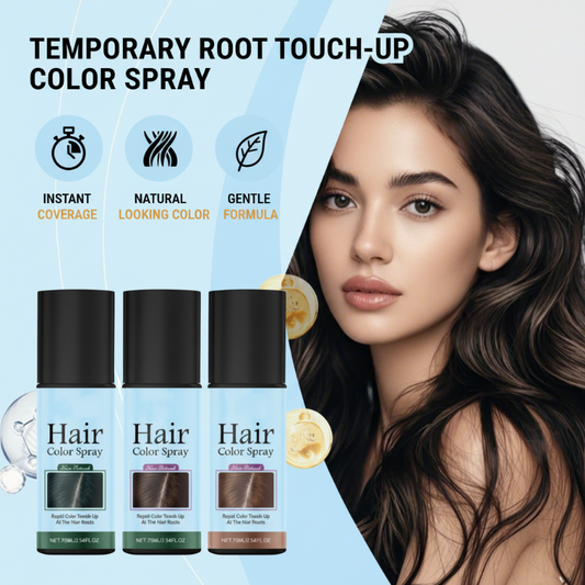 💇‍♀️🔥 ¡OFERTA 50% OFF! Spray Cubridor de Canas y Raíces – Color Instantáneo Natural para Lucir un Cabello Perfecto en Segundos ✨🌿